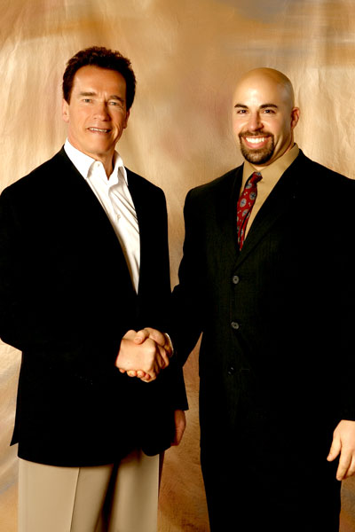 Arnold Schwarznegger & Dr. Jay Pic